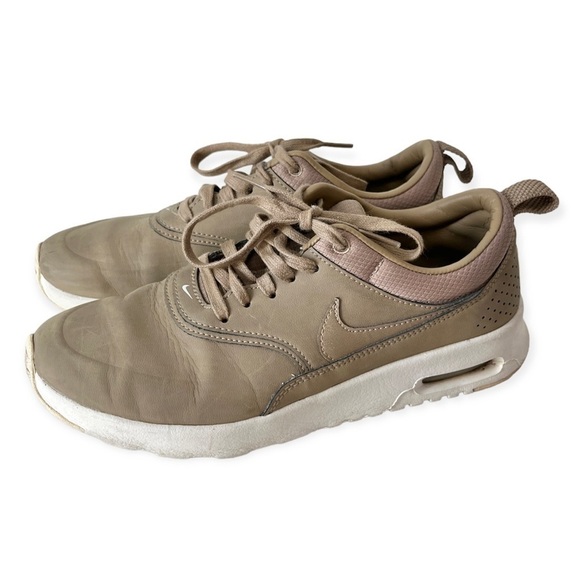 Nike Air Max Women’s Thea Premium Desert Camo Beige Tan Brown Rare Size 6 - Picture 2 of 14